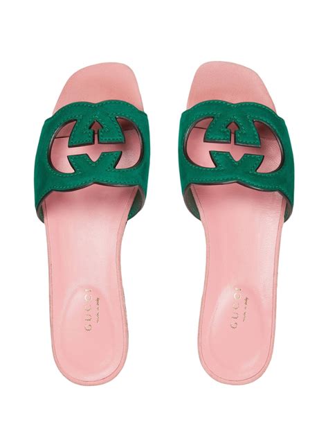 gucci interlocking g cutout sandals